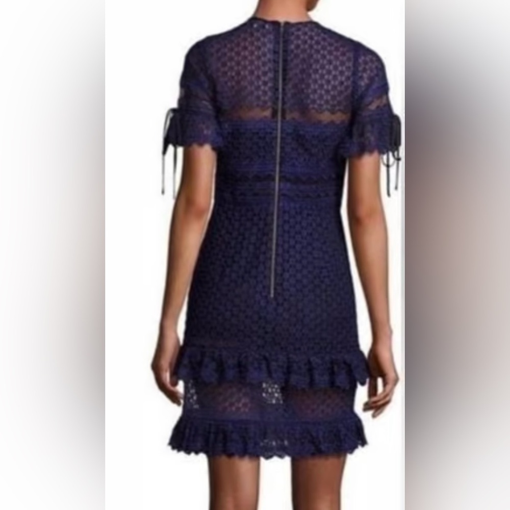 Parker size small dark blue dress